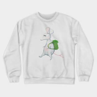 Running to School Crewneck Sweatshirt